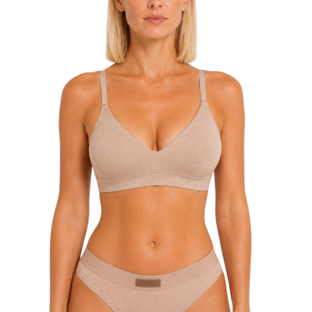Triangle Bra with Removable Pads
