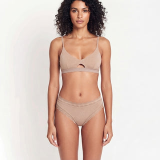 Organic Lace Mid-rise Brief