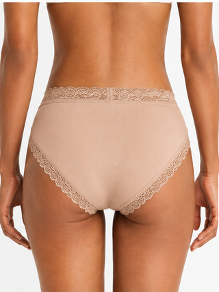 Organic Lace Mid-rise Brief