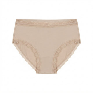 Organic Lace Mid-rise Brief