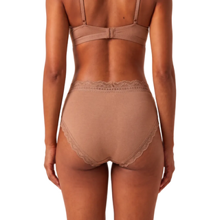 Organic Lace High Rise Brief