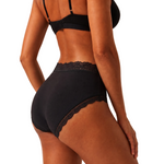 Organic Lace High Rise Brief