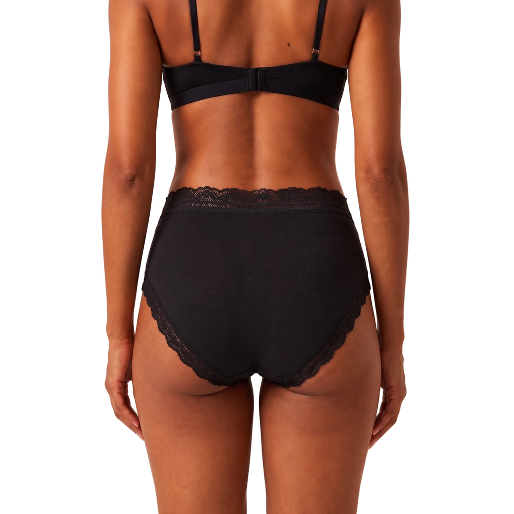 Organic Lace High Rise Brief
